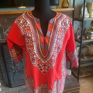RADLEE 70's Dashiki 100% cotton VINTAGE!!